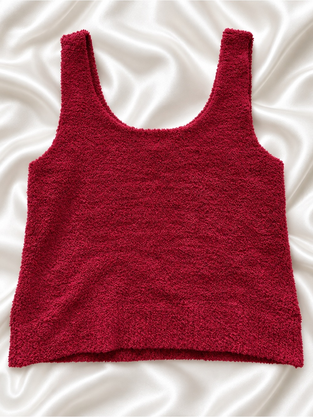 aerie Women’s L Raspberry Red Plush Scoop Neck Tank Top
